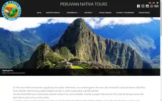 Peruviannativatours.com Screenshot 2024-04-25 04:24:38