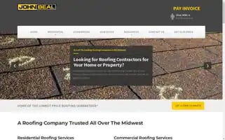 Johnbealroofing.com Screenshot 2024-05-12 13:19:37