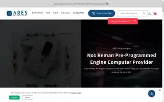 Arestechnologies.com Screenshot 2024-05-05 13:39:27