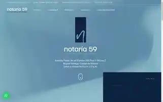 Notaria59cdmx.online Screenshot 2024-05-26 07:03:28