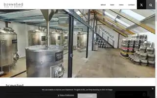 Brewshedbrewery.co.uk Screenshot 2024-07-01 07:06:59