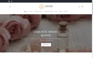 Unspokenaromatherapy.com Screenshot 2024-05-04 01:48:08