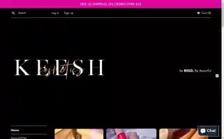 Keesh-cosmetics.com Screenshot 2024-05-05 05:35:12