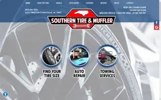 Southerntirenc.com Screenshot 2024-05-14 00:38:12