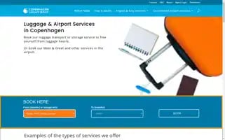 Copenhagenluggageservice.com Screenshot 2024-04-18 11:36:30