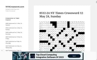 Nyxcrossword.com Screenshot 2024-05-13 05:04:51