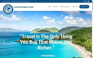 Customcompasstravel.com Screenshot 2024-04-22 21:20:46