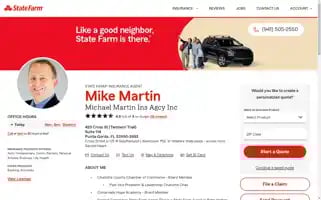 Mikemartininsurance.com Screenshot 2024-07-02 04:04:42