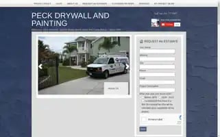 Peckdrywallandpainting.com Screenshot 2024-05-13 08:34:17
