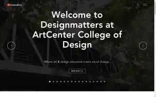 Designmattersatartcenter.org Screenshot 2024-07-01 06:42:13