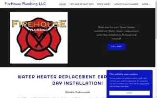 Firehouseplumbingllc.com Screenshot 2024-05-15 22:09:34