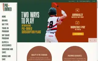 Preownedbats.com Screenshot 2024-05-16 13:26:55