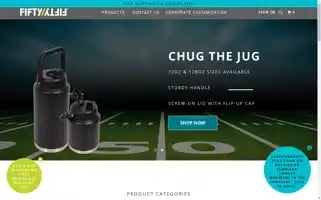 Fiftyfiftybottles.com Screenshot 2024-05-05 21:32:33