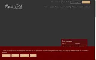 Ryanshotelcong.ie Screenshot 2024-04-17 16:47:27
