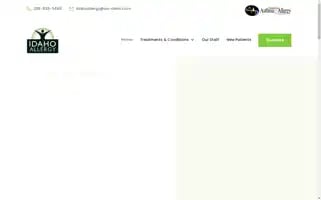 Idaho-allergy.com Screenshot 2024-07-06 11:27:50