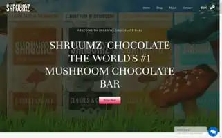 Shruumzmushroomchocolate.com Screenshot 2024-05-26 23:47:13