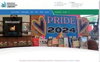 Brookslibraryvt.org Screenshot 2024-06-13 13:24:02