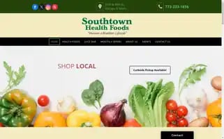 Southtownhealthfoods.com Screenshot 2024-07-01 23:24:00
