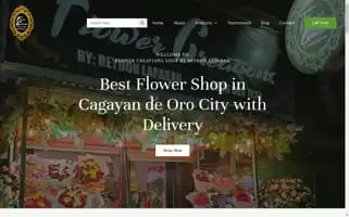 Flowercreationsshop.com Screenshot 2024-05-25 05:01:16