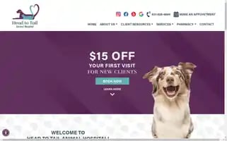 Headtotailanimalhospital.com Screenshot 2024-05-16 01:07:30