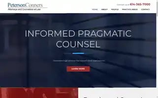 Petersonconners.com Screenshot 2024-07-09 19:04:17