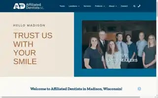 Affiliateddentists.com Screenshot 2024-07-02 23:07:58