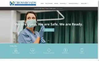 Crossroadshospital.com Screenshot 2024-07-04 03:07:56