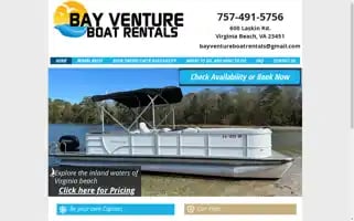 Bayventureboatrentals.com Screenshot 2024-05-15 13:48:39