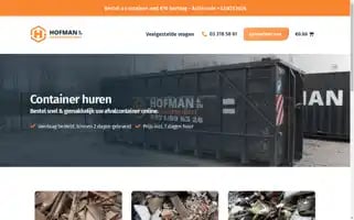 Hofmancontainers.be Screenshot 2024-05-23 18:17:03