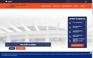 Johnpauljonesarena.com Screenshot 2024-05-12 13:21:14