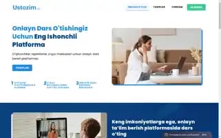 Ustozim.uz Screenshot 2024-07-08 22:40:58