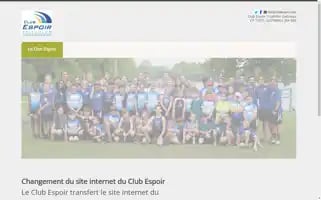 Clubespoir.com Screenshot 2024-05-19 11:55:35