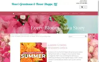 Howesflowershoppe.com Screenshot 2024-07-02 22:47:45