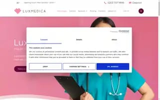Luxmedica.uk Screenshot 2024-07-03 08:31:58