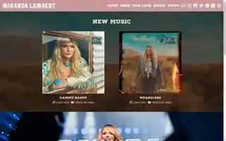 Mirandalambert.com Screenshot 2024-07-06 08:49:10