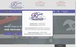 Rosenplumbing.com Screenshot 2024-05-13 18:09:00