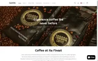 Cavoncoffee.com Screenshot 2024-05-02 05:50:10