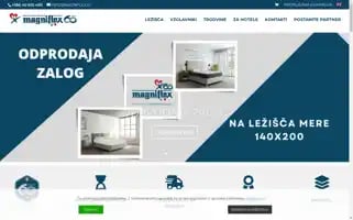 Magniflex.si Screenshot 2024-05-21 08:35:23