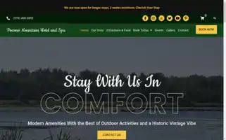 Poconomountainshotelandspa.com Screenshot 2024-04-14 19:31:32