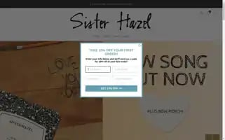 Sister-hazel.myshopify.com Screenshot 2024-05-04 04:15:05