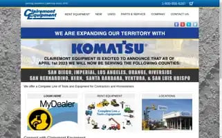 Clairemontequipment.com Screenshot 2024-05-15 17:35:50