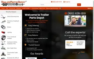 Trailerpartsdepot.com Screenshot 2024-05-14 14:50:34