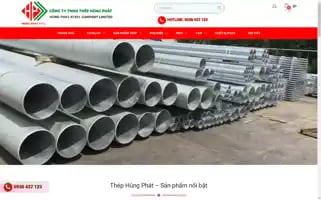 Hungphatsteel.com Screenshot 2024-06-29 10:28:21