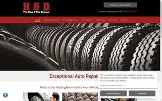 Hdtireshopandtiredisposalnm.com Screenshot 2024-05-16 01:07:05