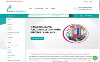 Papeteriecasablanca.ma Screenshot 2024-06-18 19:43:13