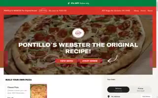 Orderpontillospizzeria.com Screenshot 2024-05-16 10:57:44