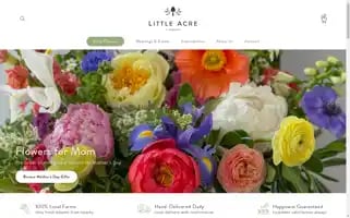 Littleacreflowers.com Screenshot 2024-05-12 18:28:38