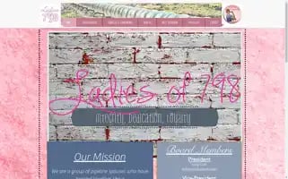 Ladiesof798.org Screenshot 2024-07-01 09:07:53