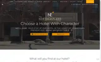 Northeastlandhotel.com Screenshot 2024-04-14 09:19:50