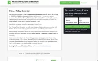 Privacypolicygenerator.info Screenshot 2024-06-13 07:56:34